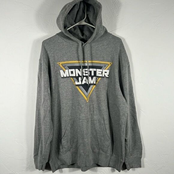 🔥 MONSTER JAM FESTIVAL JAPAN Crew HOODIE Sweatshirt Monster Truck 2XL - EUC - Picture 1 of 8